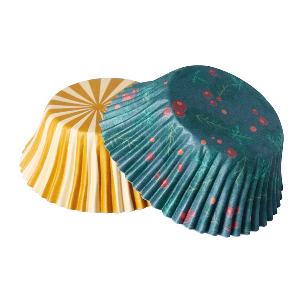 PME Winter Berries Cupcake Cases & Topper Set