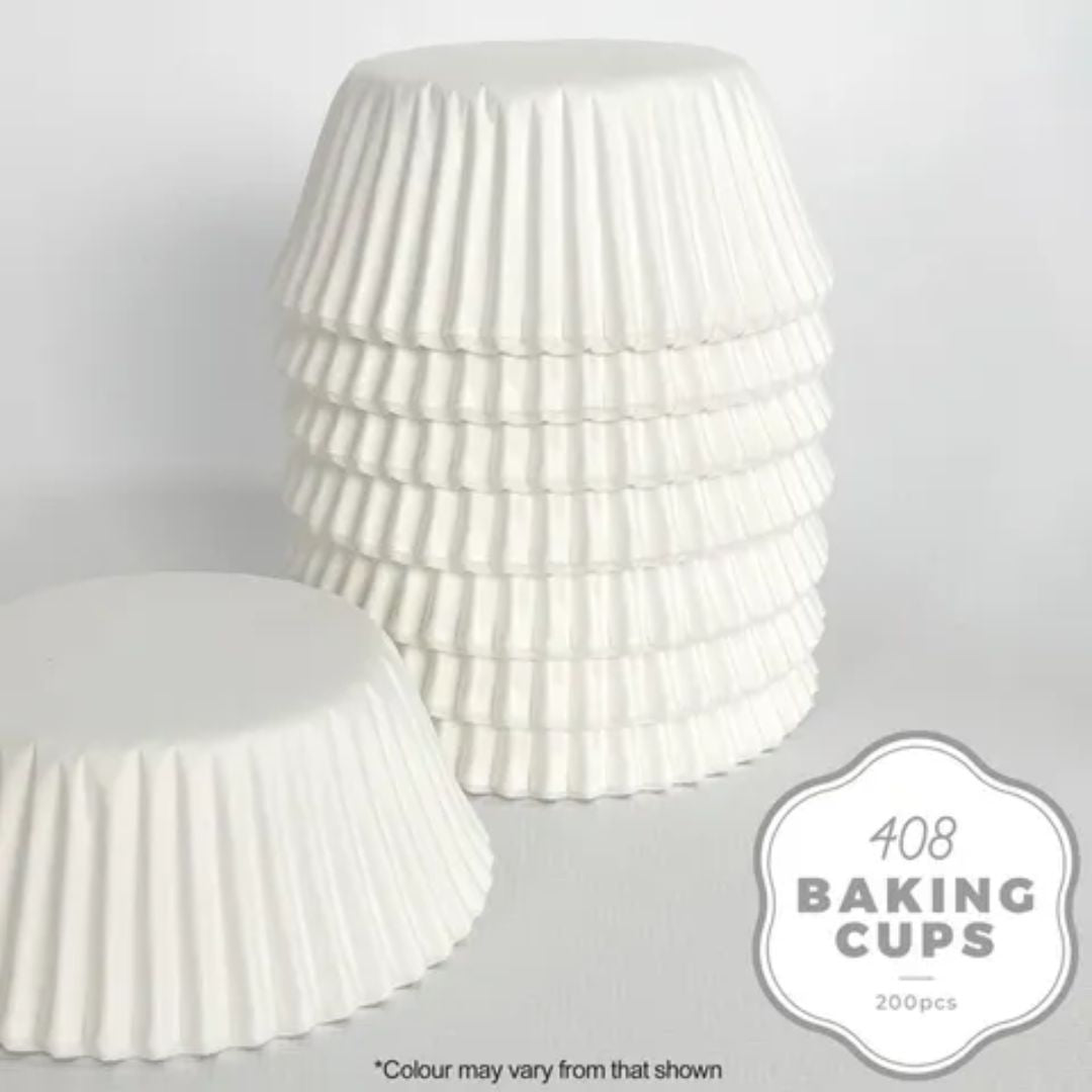 Wish Medium Cupcake Cases 200pk - White