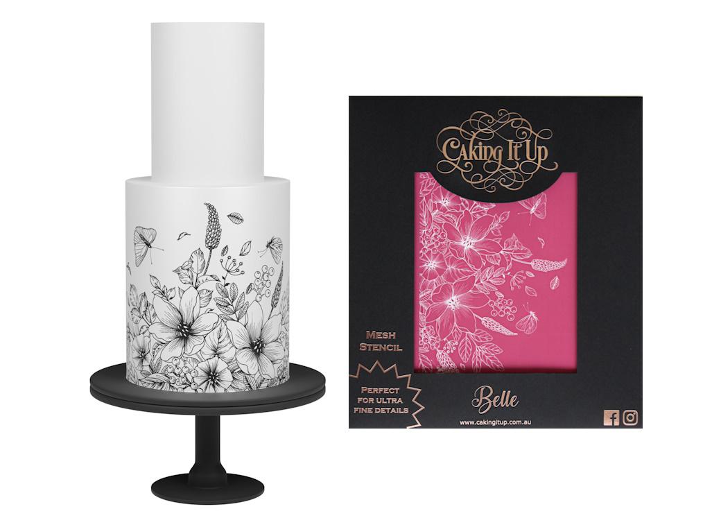 Caking It Up Mesh Stencil - Belle