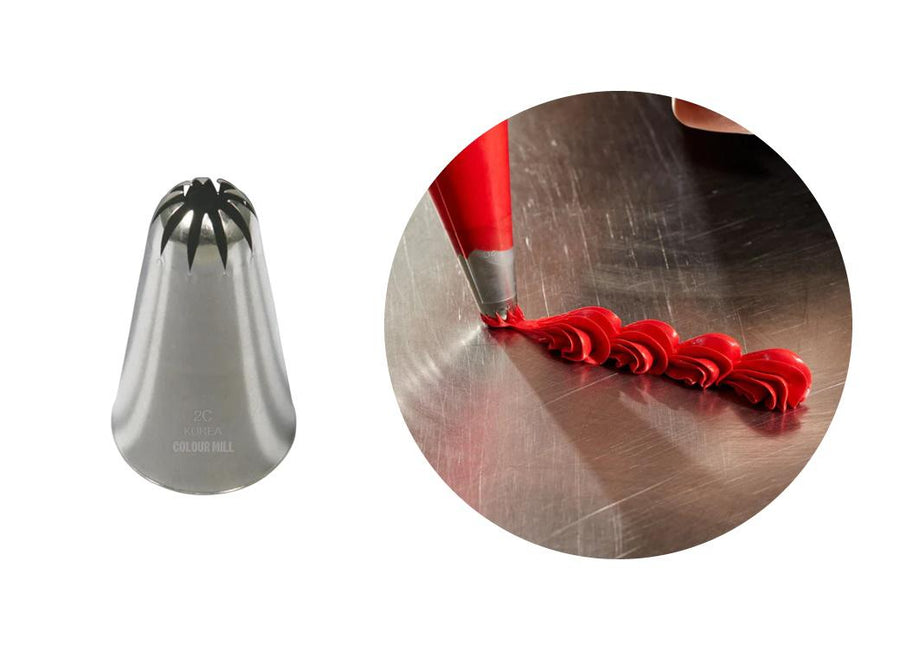 Colour Mill Piping Tip Drop Flower #2C – Cake Kitchen
