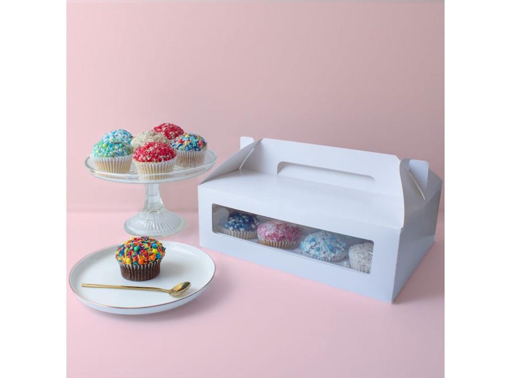 Cupcake Box with Carry Handle 12-Hole