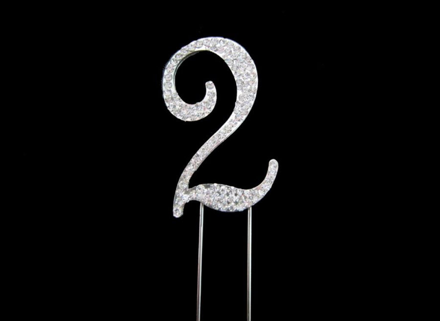 Diamante Cake Topper - Number 2 – Cake & Kitchen