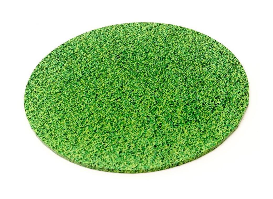 Grass Masonite Cake Board Round - 8"