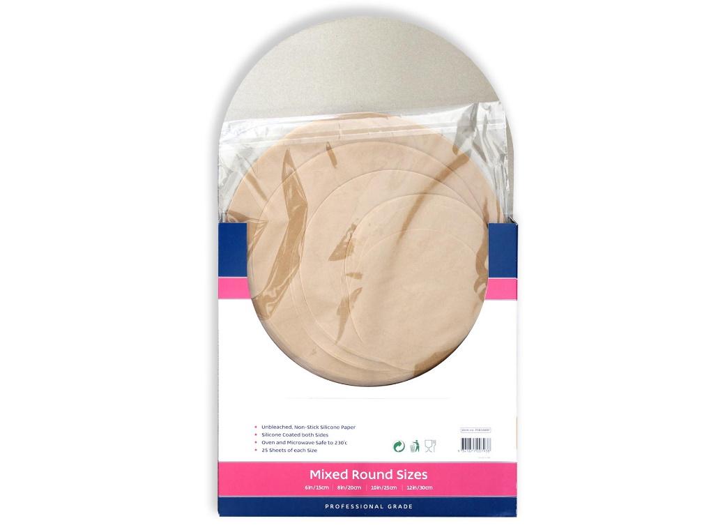 LOYAL Pre-Cut Parchment Liners - Mixed Round