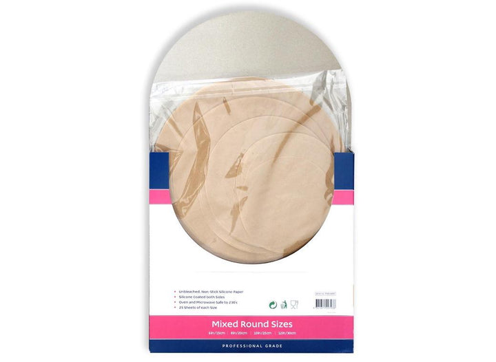 LOYAL Pre-Cut Parchment Liners - Mixed Round