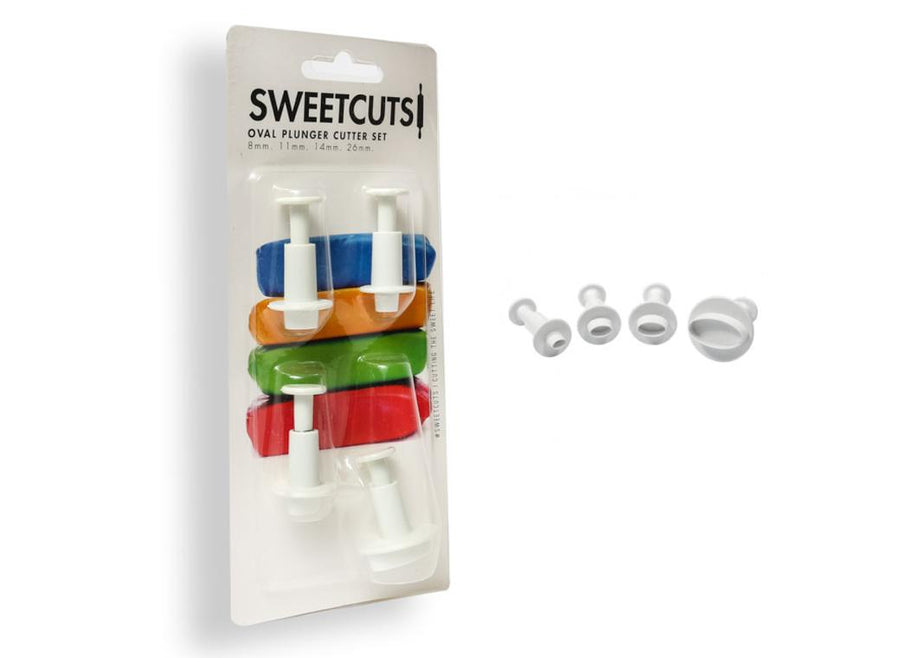 Oval Plunger Cutters – Cake & Kitchen