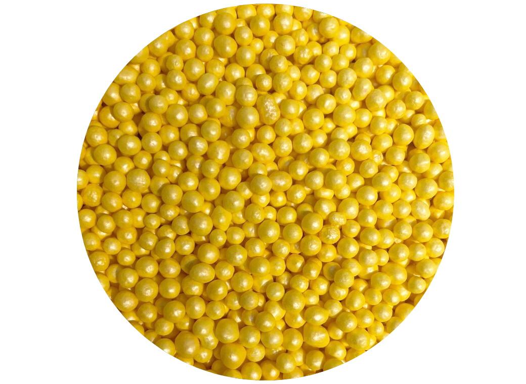 Sugar Pearls - Yellow **BB 12/24**