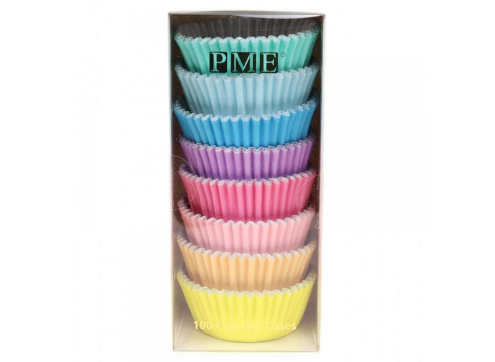 PME Foil Lined Cupcake Cases 100pk - Pastel