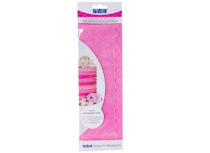 PME Tall Patterned Side Scraper - Ribbed