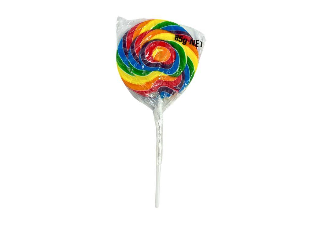 Large Rainbow Swirly Lollipop