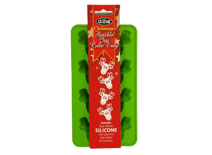 Rudolph Silicone Ice Cube Tray