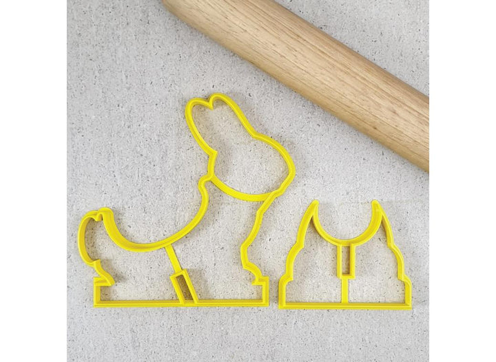 Standing Bunny Egg Holder with Optional 3D debosser
