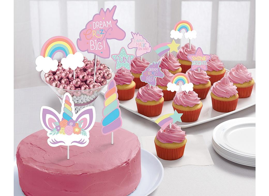 Unicorn Party Cake Topper Kit