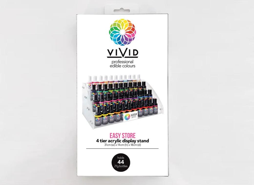 Vivid Easy Store 4 Tier Acrylic Stand