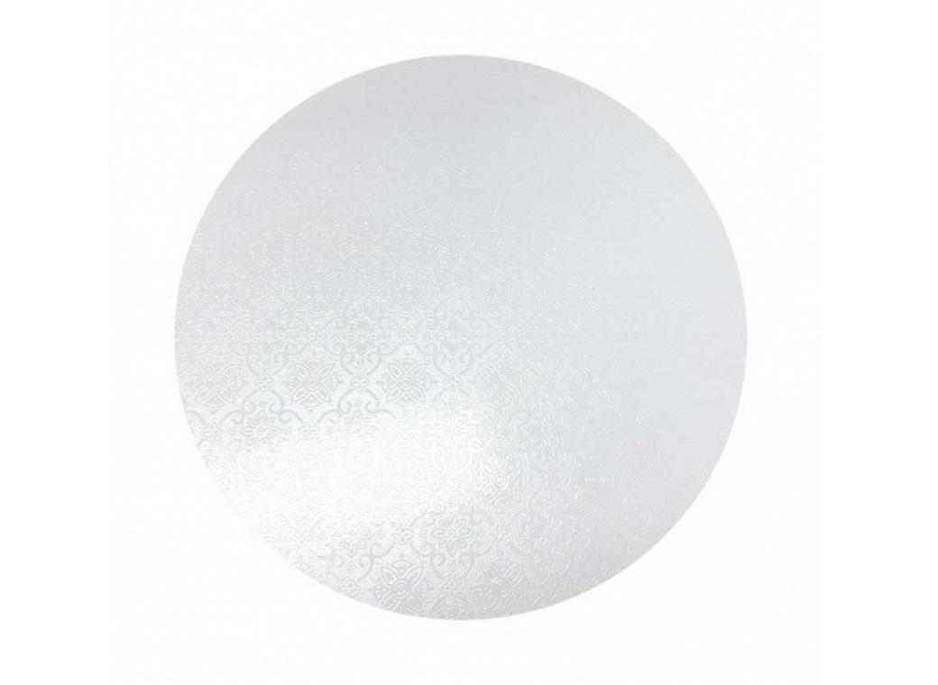 White Masonite Cake Board Round - 8"
