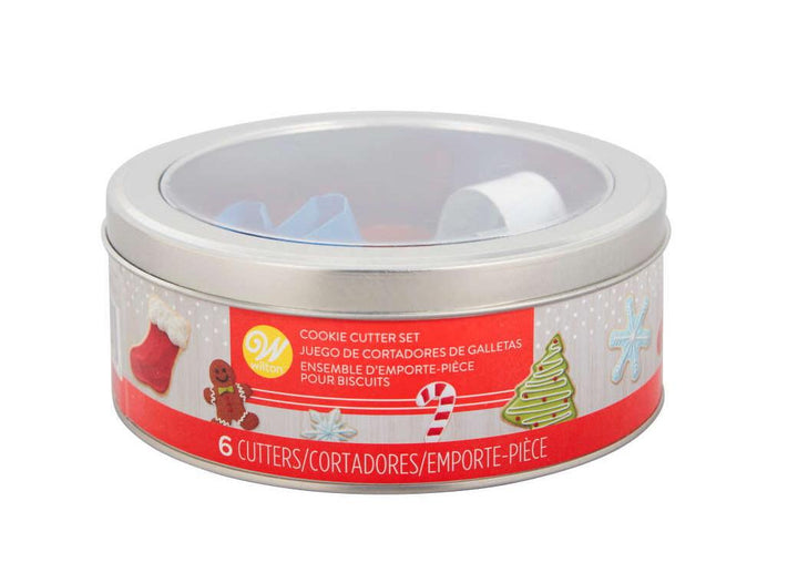 Wilton 6pce Christmas Cookie Cutter Gift Set