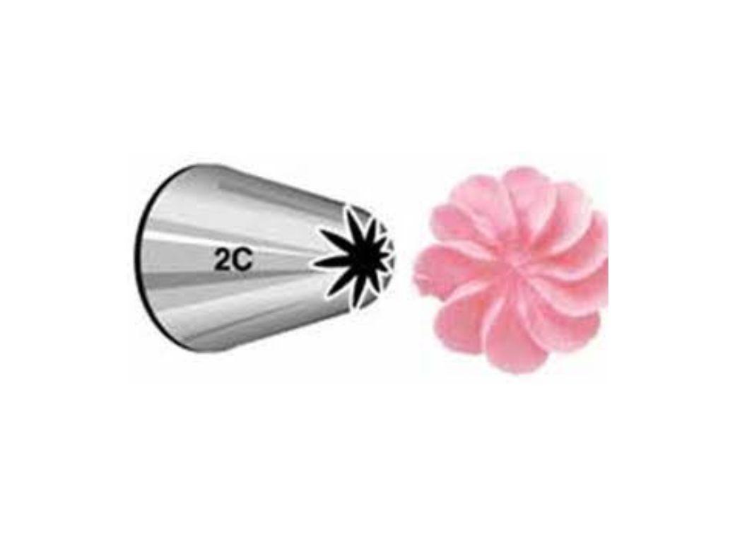 Wilton Drop Flower Tip #2C – Cake & Kitchen