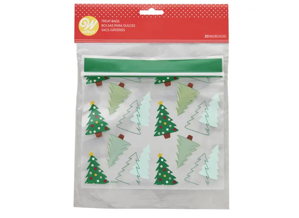 Wilton Christmas Trees Resealable Treat Bags 20pk