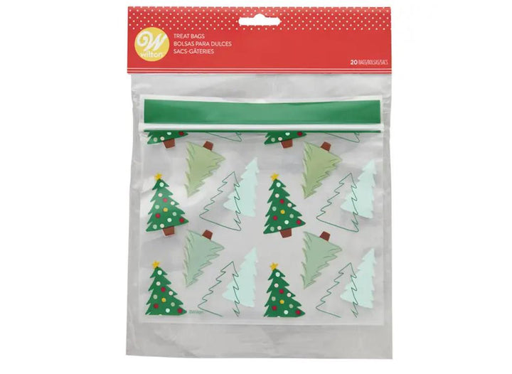 Wilton Christmas Trees Resealable Treat Bags 20pk