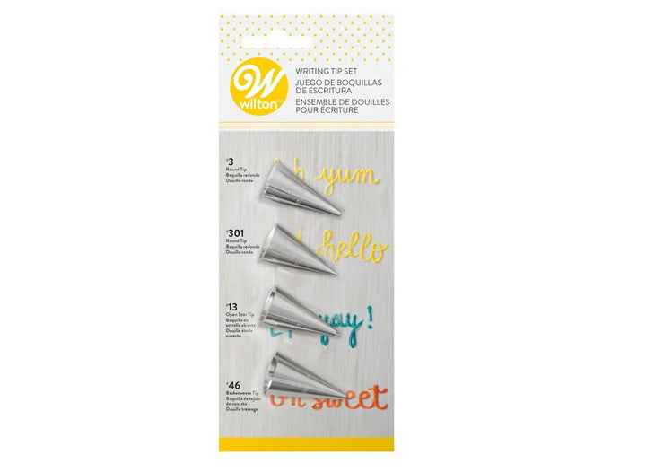 Wilton 4 Piece Writing Tip Set
